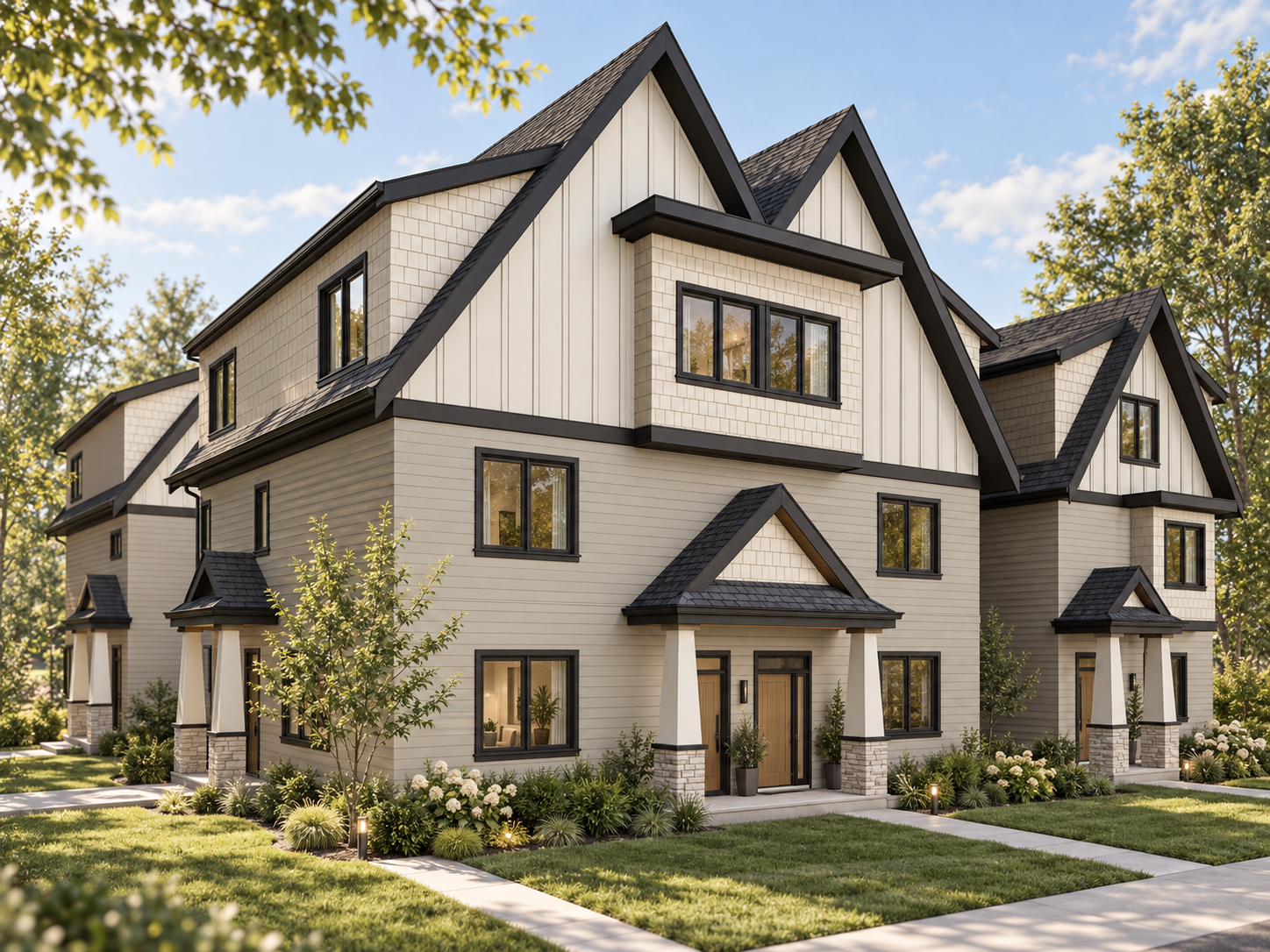 Six On Salisbury exterior streetscape rendering